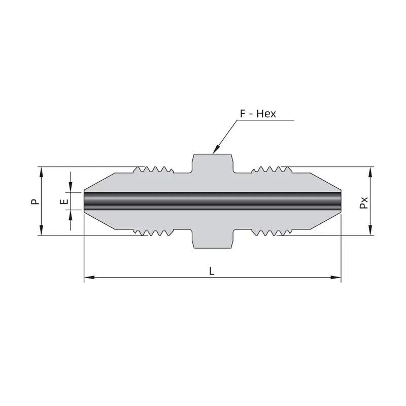 Adaptador Macho Média Pressão para Macho Média Pressão – Série MPF-MTM-MPF