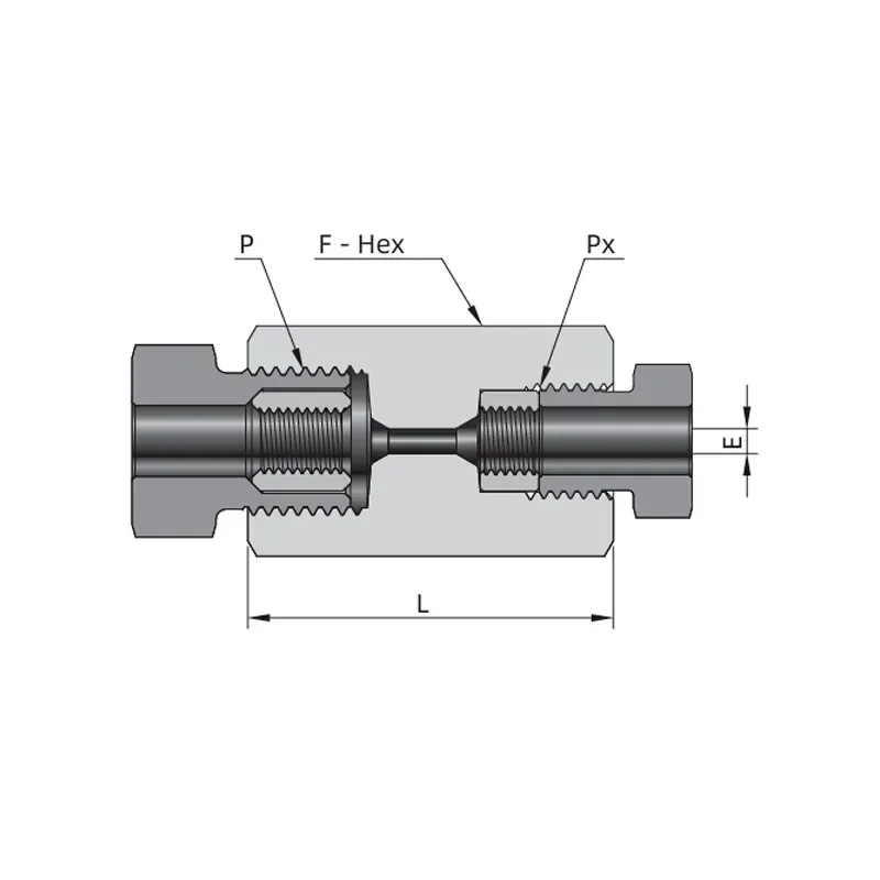 Adaptador Fêmea Série 60 para Fêmea Série 20