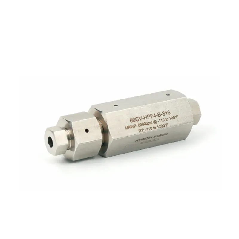 Válvula de Retenção de Alta Pressão (60.000 psig) – Série 60CV