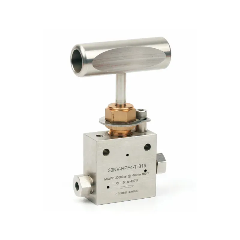Válvula Agulha de Alta Pressão (30.000 psig) – Série 30NV