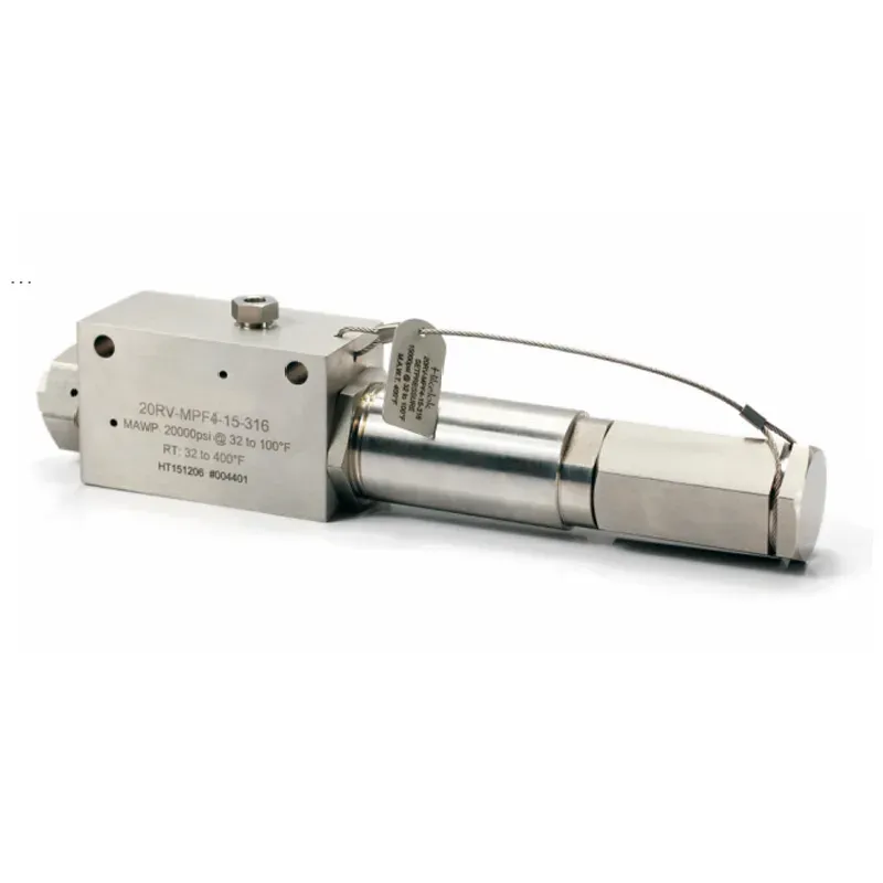 Válvula de Alívio de Alta Pressão (60.000 psig) – Série 60RV